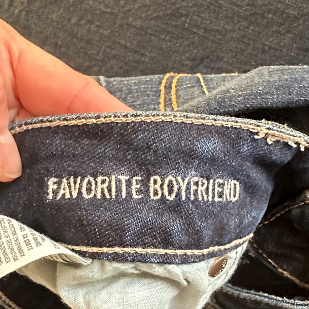 American Eagle Outfitters Dark Blue Denim Jeans - Picture 5 of 6